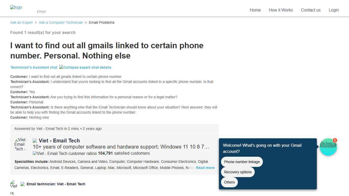 How to Find All Gmail Accounts Linked to Your Phone Number JustAnswer